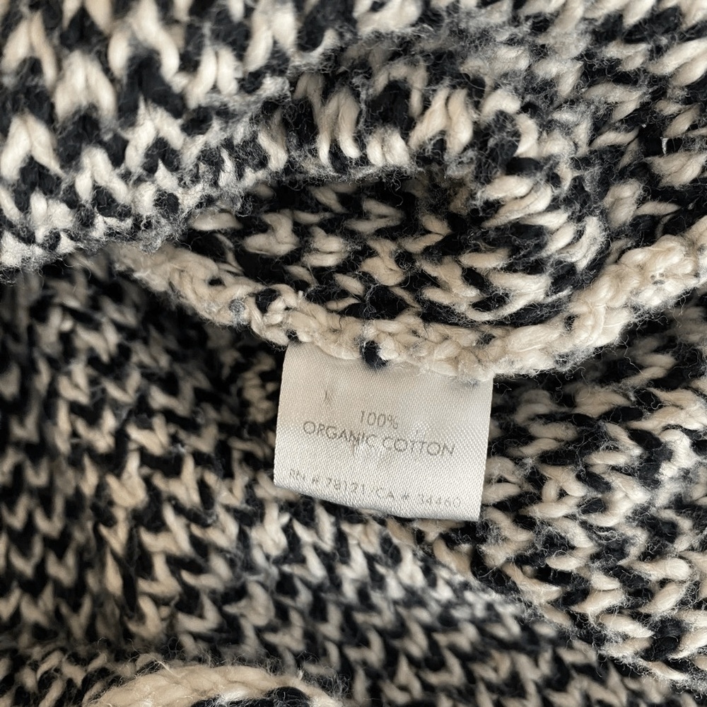 Eileen Fisher Jacquard Cardigan Jacket Size Medium Organic Cotton Twist - Picture 7 of 7
